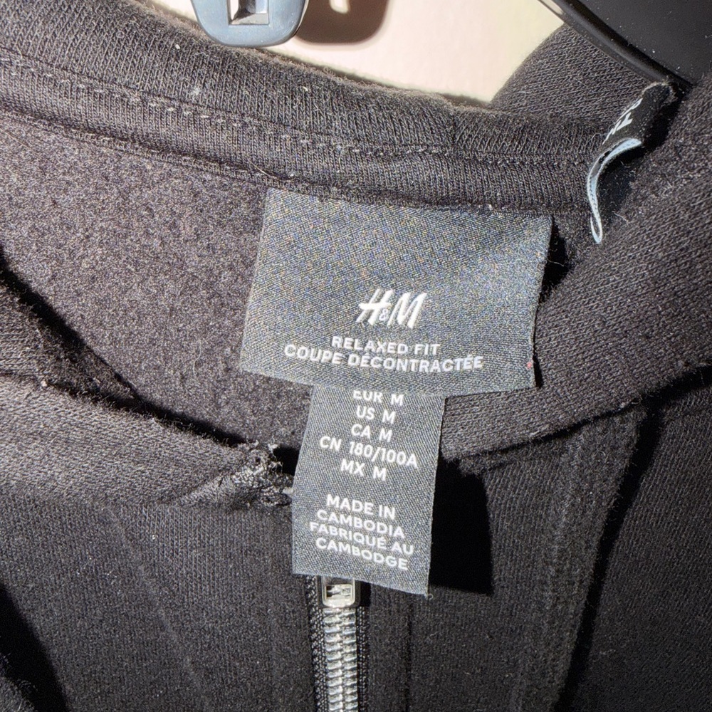 H&M Black Relaxed-Fit Jacket - Picture 3 of 3